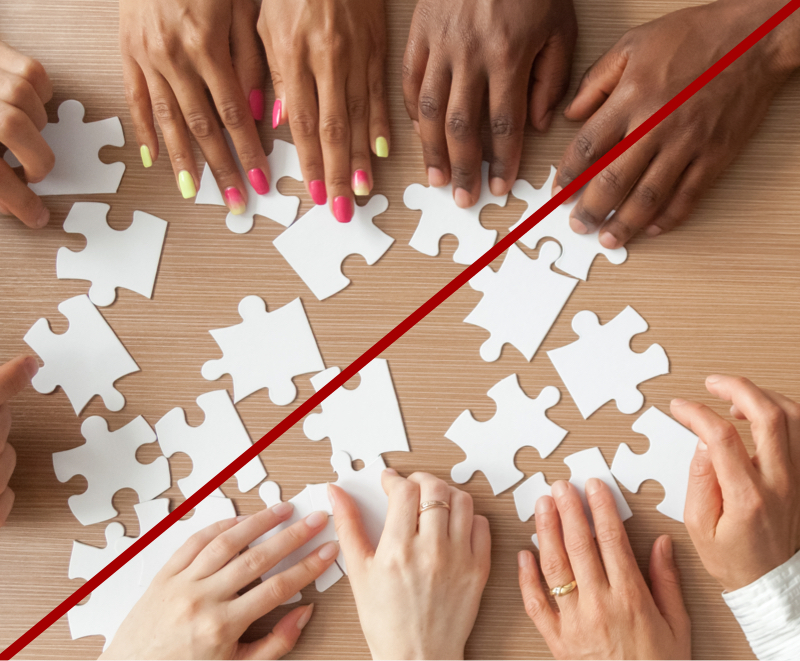 photo of puzzle pieces